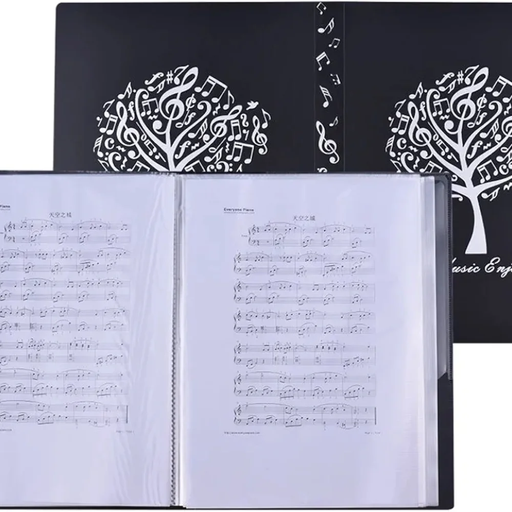 Black Music Note Tree Wall Art